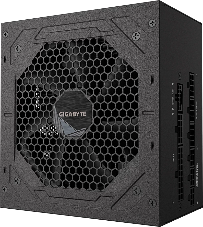 Furnizues rryme GIGABYTE UD750GM PG5 V2 750W ATX 3.1 80 Plus Gold plotësisht modular, zi