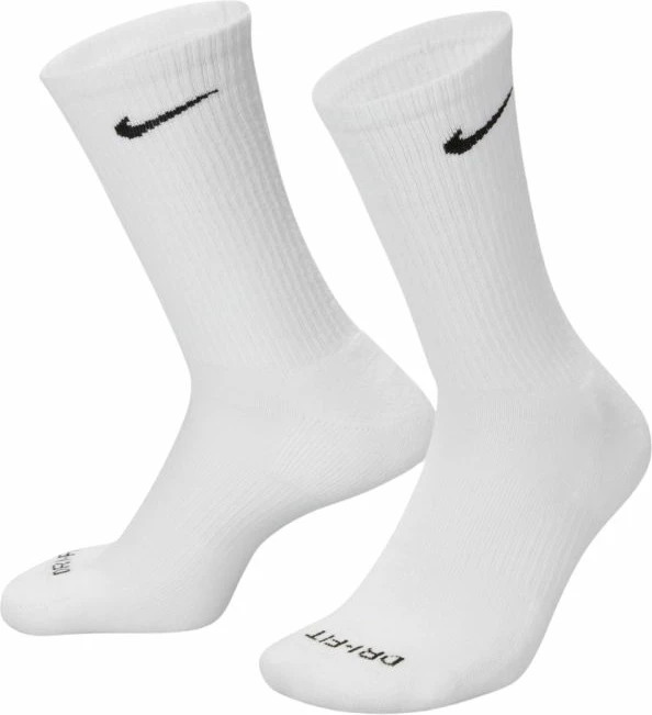 Çorape Nike unisex, të bardha/gri/zeza