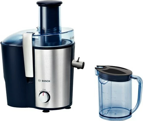 Shtrydhëse lëngjesh Bosch MES3500, 700 W, 2 L, 1.25 L, Inox, E zezë/Argjendtë