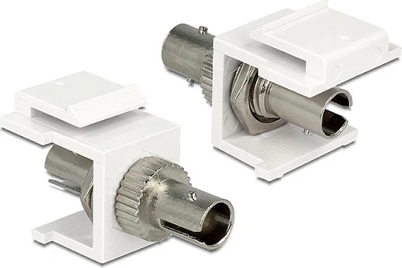Modul Keystone fibër optike DeLOCK 86348, SC, 2 lidhësa, i bardhë