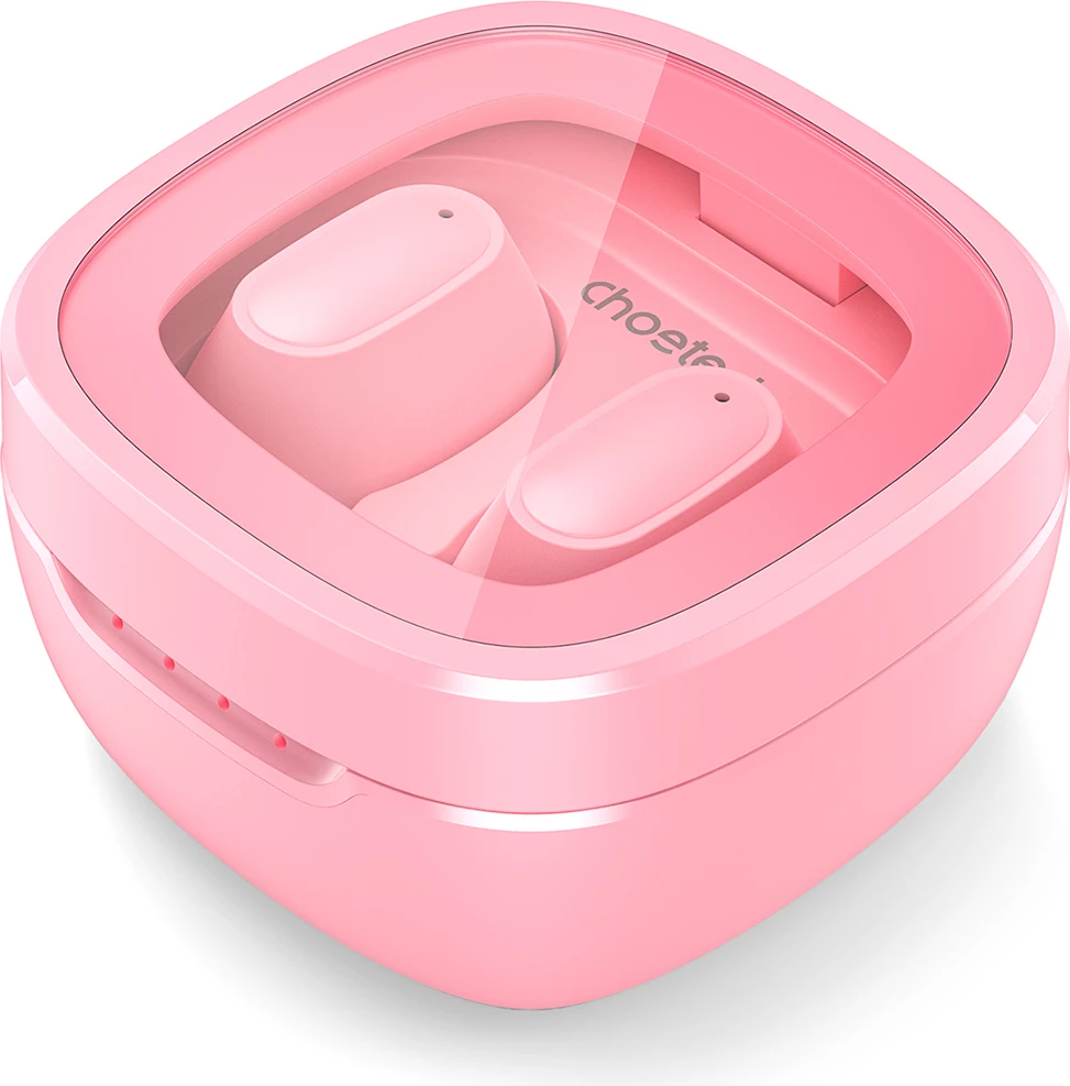 Kufje TWS Choetech MEMS BH-T23-PK, Bluetooth 5.3, USB-C, Rozë