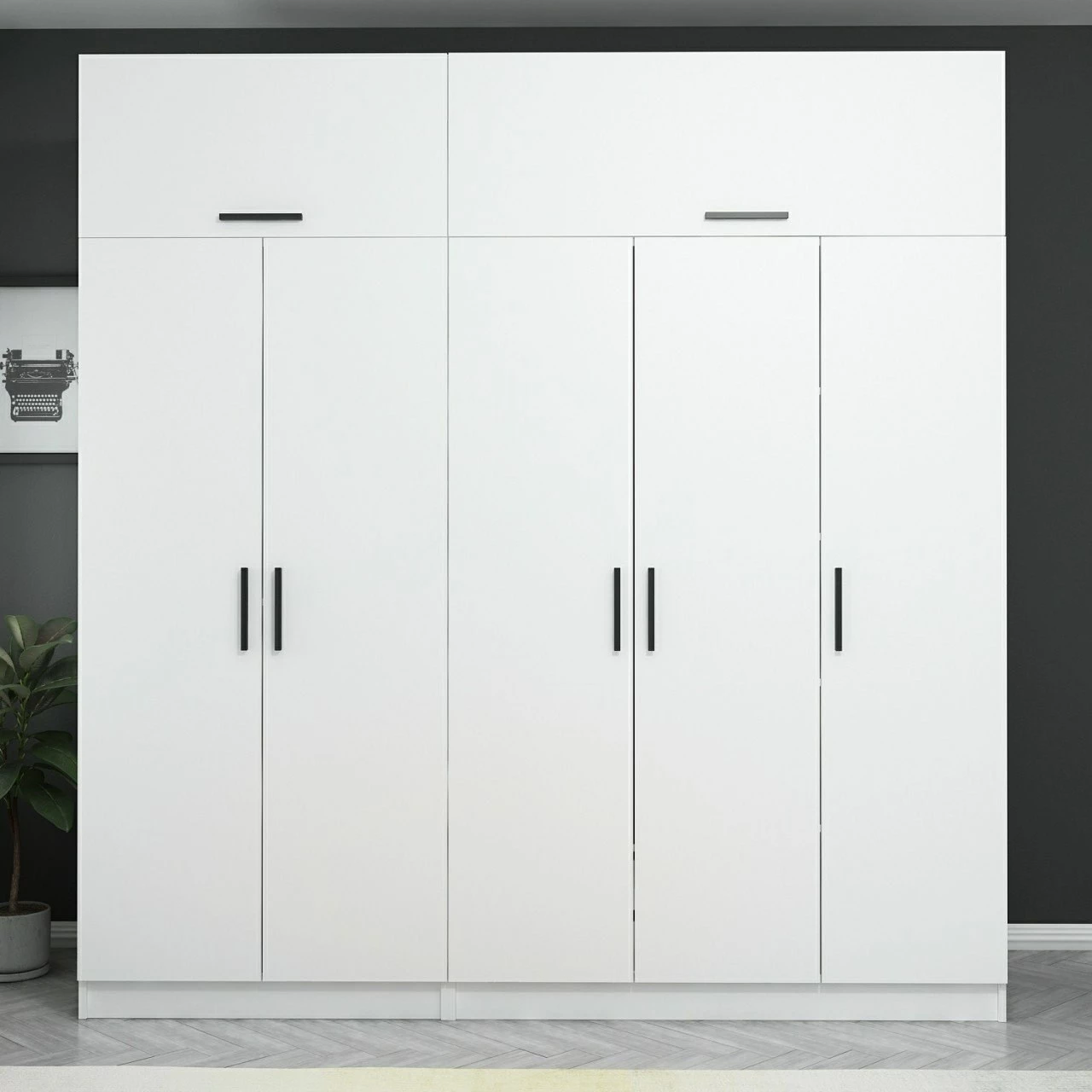 Dollap Hanah Home, Kale - 3085, i bardhë