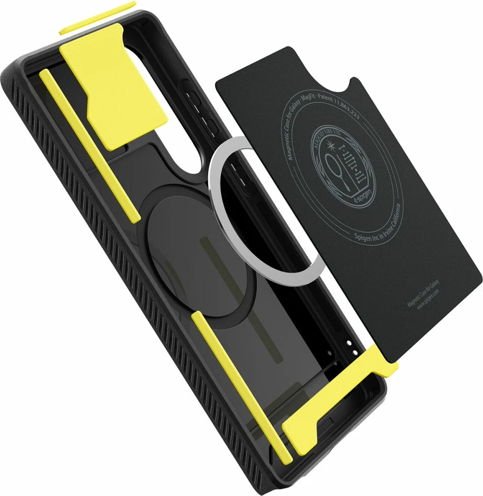 Mbështjellës Spigen Rugged Armor Mag për Samsung Galaxy S25 Ultra, Zi