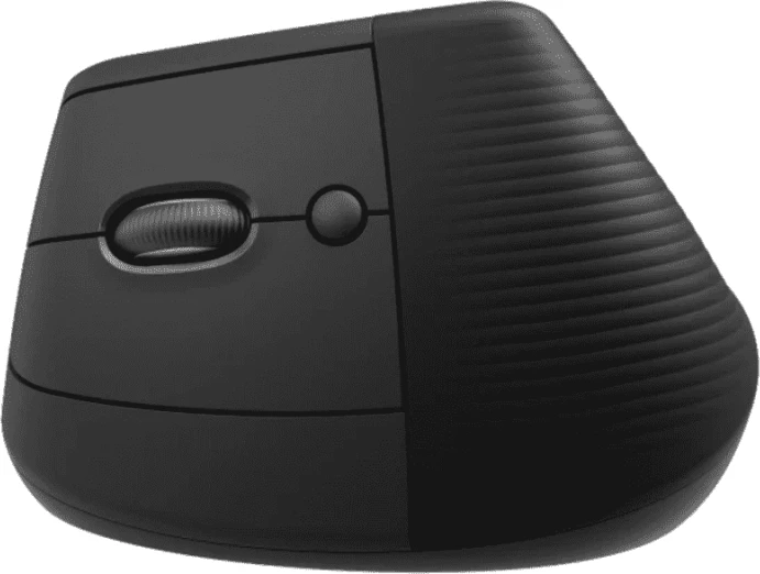 Maus vertikal ergonomik Logitech Lift 4000 DPI wireless Bluetooth/Logi Bolt, Graphite 8