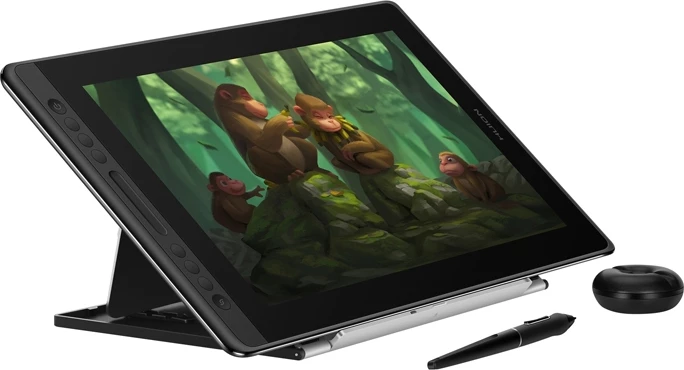Tabletë grafike Huion Kamvas Pro 16 GT156, 15.6", Full HD, argjend-e zezë