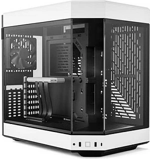 Kasë HYTE Y60, Midi Tower, Tempered Glass, ATX/EATX, bardhë/zi