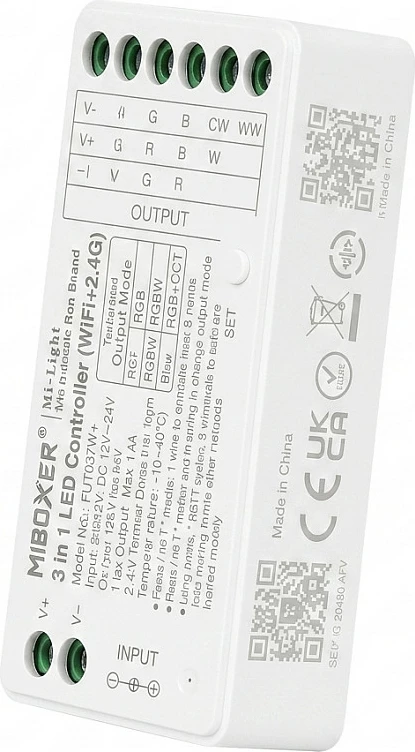 Kontroller LED Miboxer S-Series 3in1, RGB/RGBW/RGB+CCT, 2.4G + Zigbee 3.0