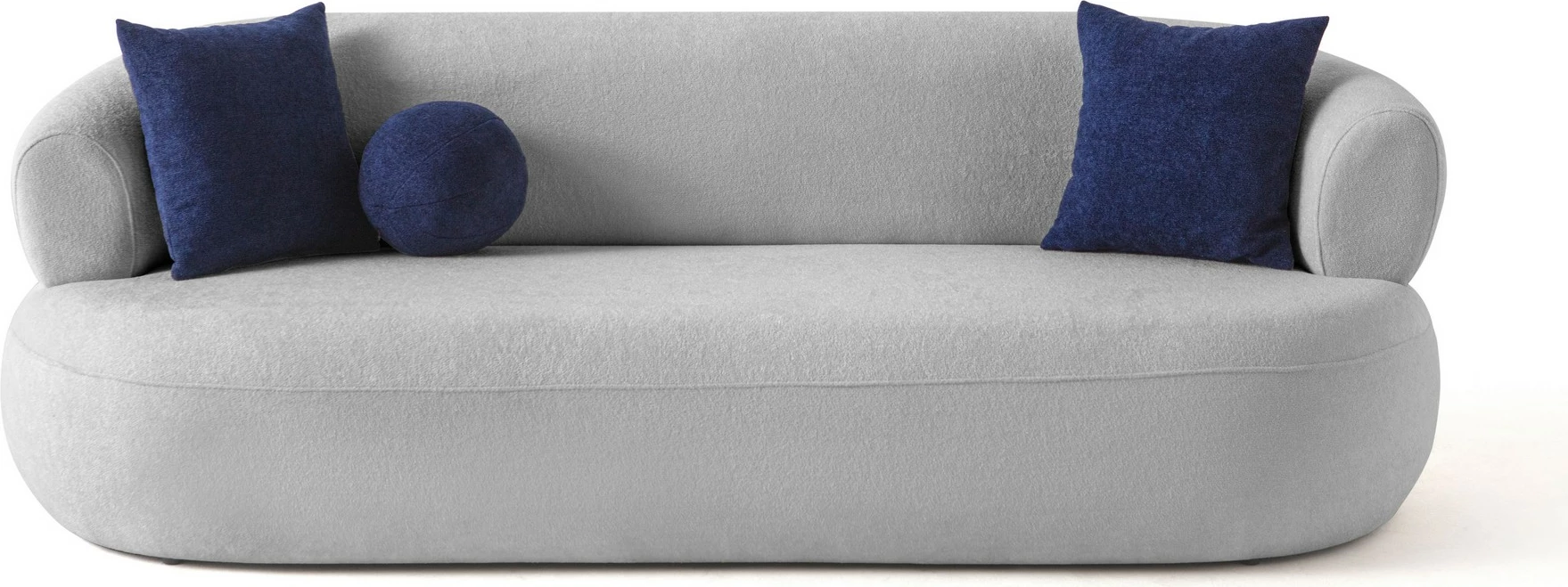 Divan treshe Atelier del Sofa, ngjyrë gri, Roma