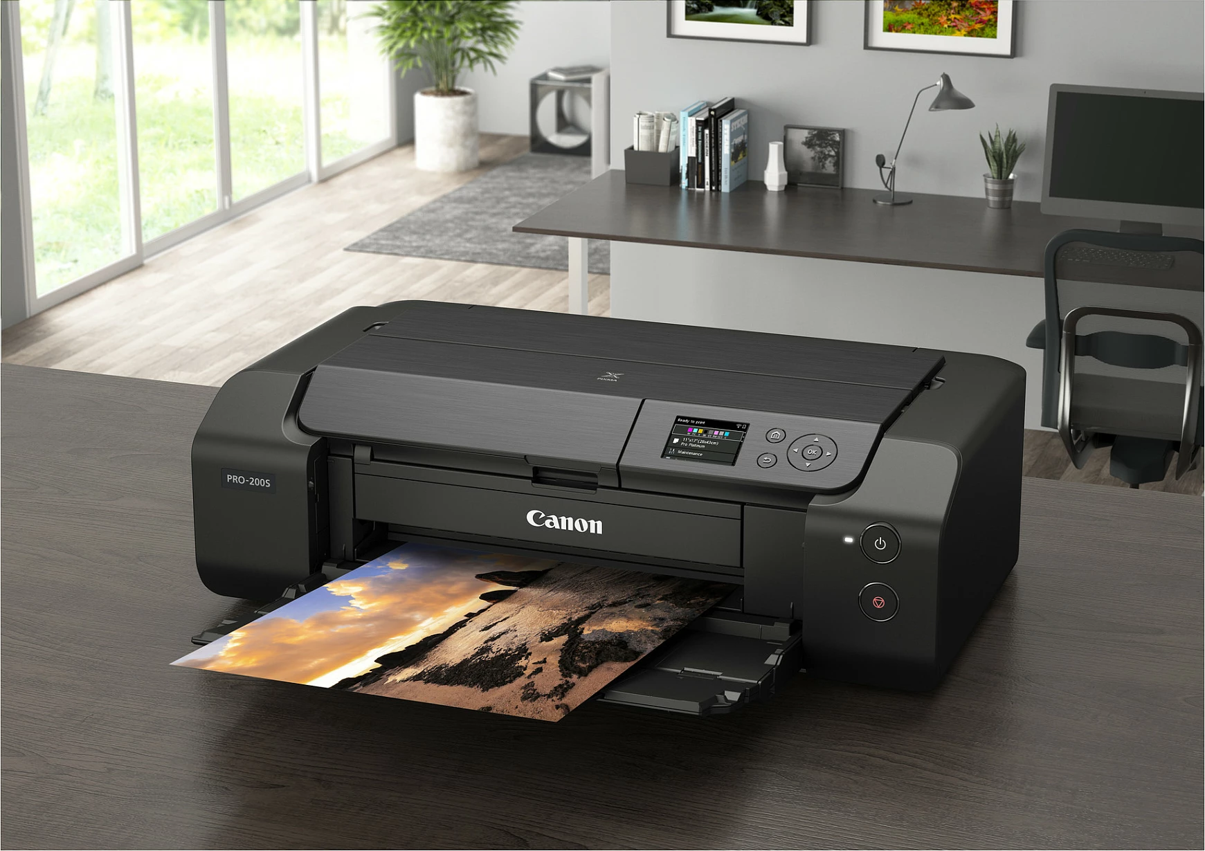 Printer fotografik Canon PIXMA PRO-200S, Inkjet A3+, 4800 x 2400 DPI, Wi‑Fi, i zi