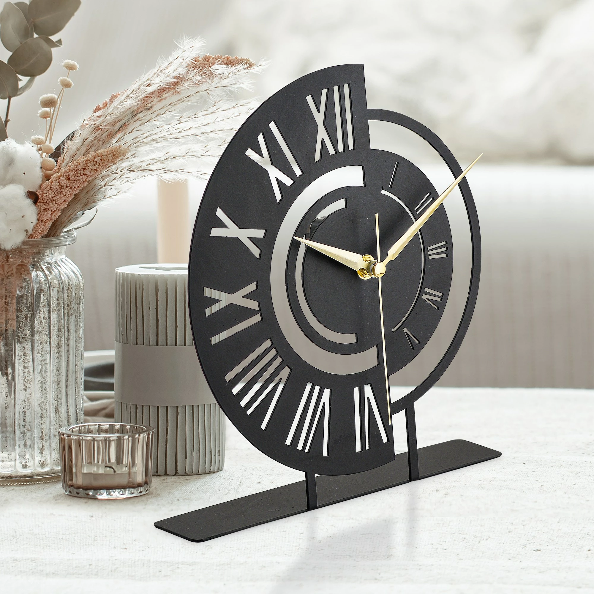 Orë dekorative Aberto Design, Ruota, e zezë