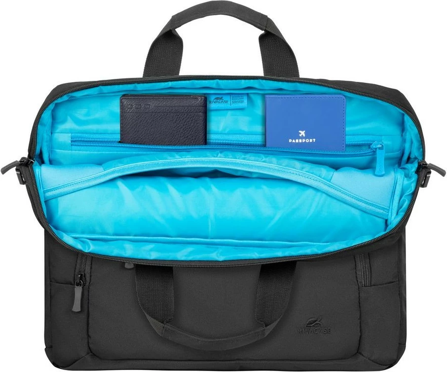 Mbështjellës laptopi RIVACASE Alpendorf 7521, 13.3-14 inç, i zi