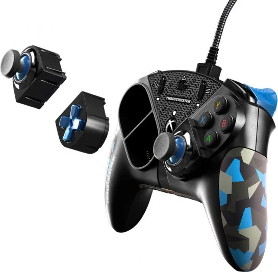 Set modulash për kontrollor, Thrustmaster ESWAP X Blue Color Pack WW, 7 module + 2 kapakë mini-stick, kamuflazh blu