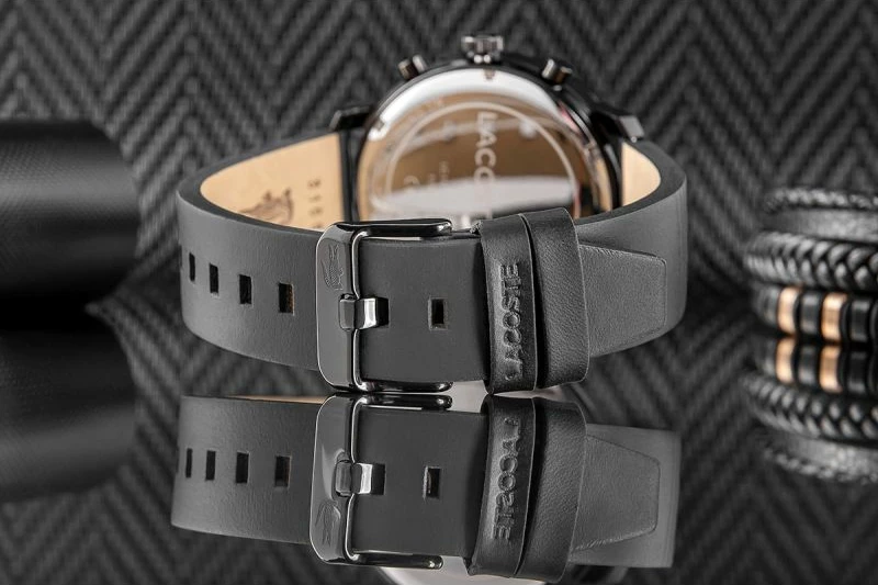 Orë dore për meshkuj Lacoste Replay, e zezë