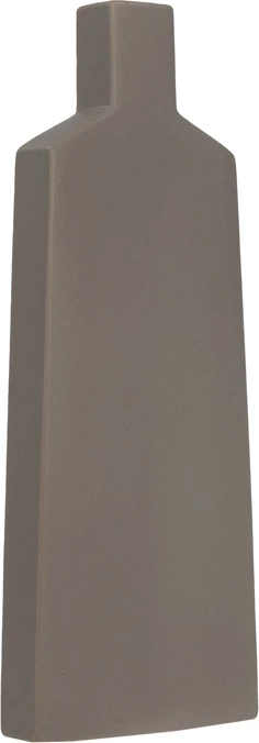 Vazo dekorative LUI, qeramike, ngjyrë gri mat, 11x4x33cm