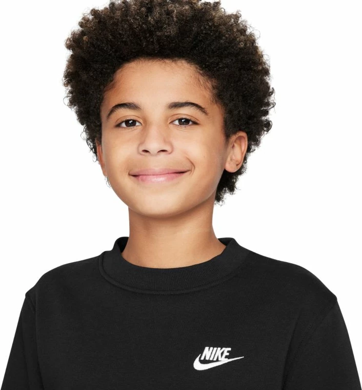 Duks për fëmijë Nike Sportswear Club Fleece FD3006 010, i zi [Madhësia: XL]