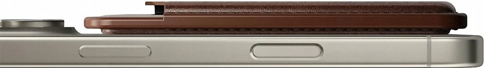 Kuletë lëkure MagSafe Nomad Leather Mag Wallet me Apple Find My, 1-4 kartela, kafe