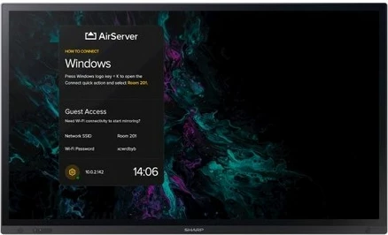 Ekran interaktiv SHARP NEC PN-LA752 75 inç, 4K UHD, multi-touch, IPS