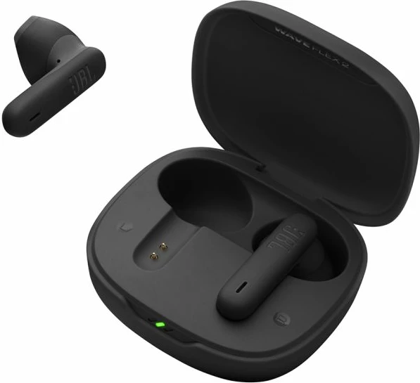 Kufje JBL Wave Flex 2, Bluetooth 5.3, me mikrofon, 40 orë, me kuti karikimi, të zeza