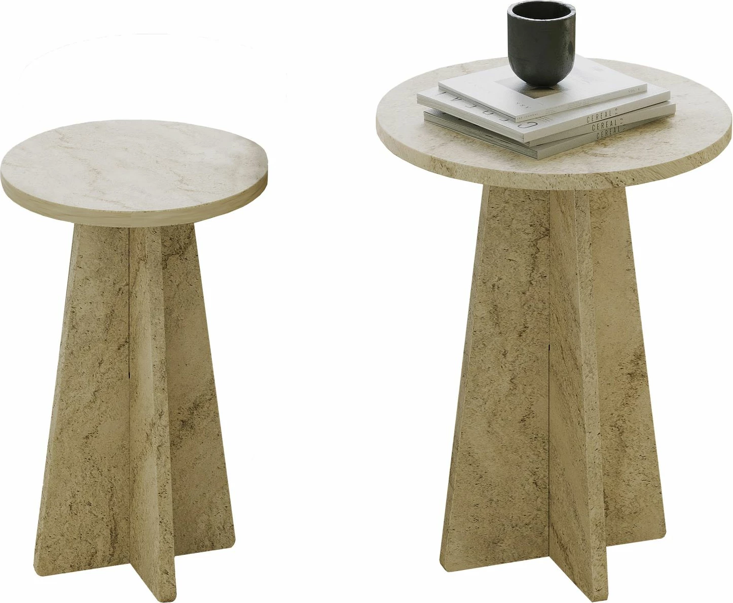 Set tavolinash kafeje Skye Decor, Mushroom 2
