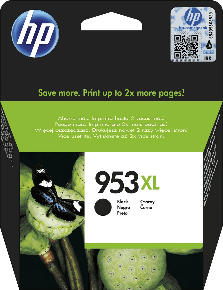 Kartrixh bojë, HP, 953XL L0S70AE, 42.5 ml, deri 2000 faqe, XL, e zezë