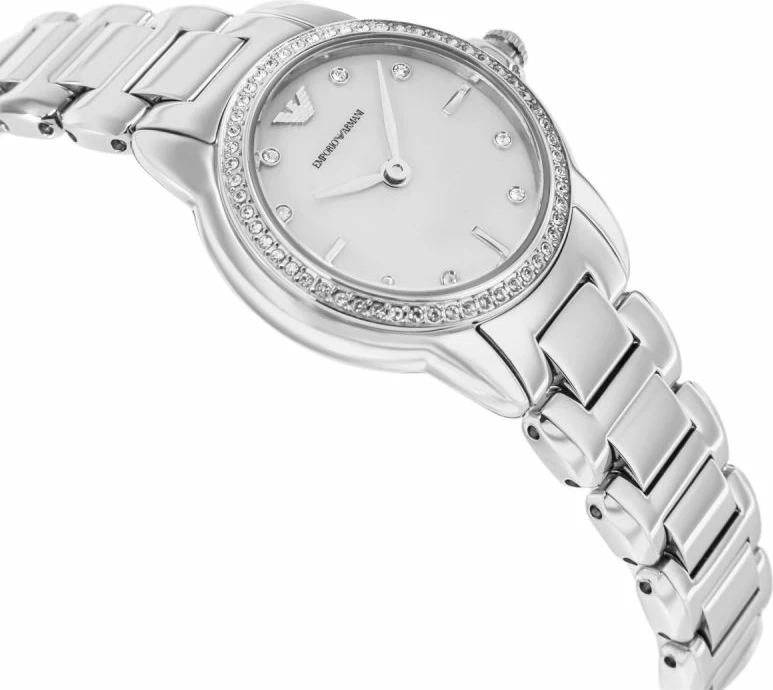 Orë dore femra Emporio Armani Mia AR11669, argjend