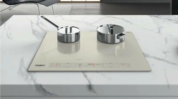 Pllakë induksioni, Whirlpool, WLB6860NES, 4 zona FlexiCook, 60 cm, kontroll me prekje, 7.2 kW, bezhë