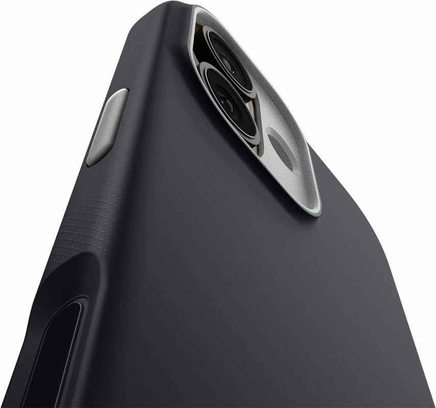 Mbështjellës Spigen Nano Pop MagSafe për iPhone 17, me MagSafe, poliretan, i zi