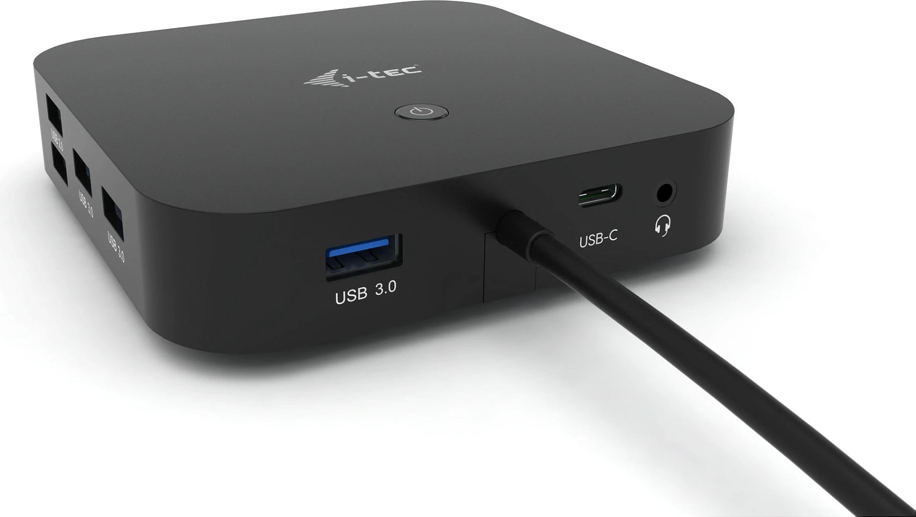 Docking station i-tec C31DUALDPDOCKPD, USB-C, Dual DisplayPort, Power Delivery 100W, e zezë
