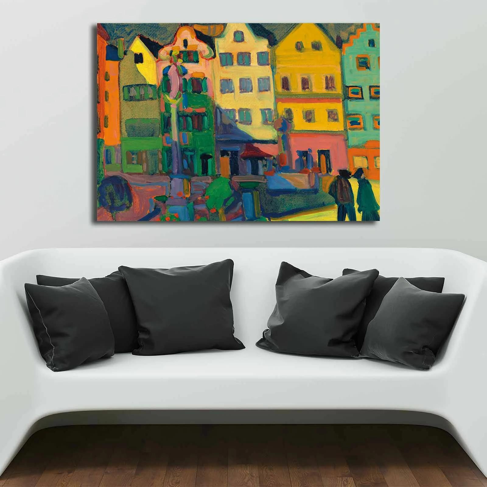 Pikturë dekorative në kanavacë Wallity, shumëngjyrëshe, 70100KANDINSKY022