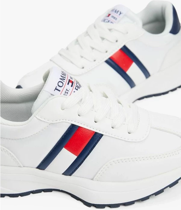 Atlete për femra Tommy Hilfiger, të bardha/blu [Madhësia: 35]