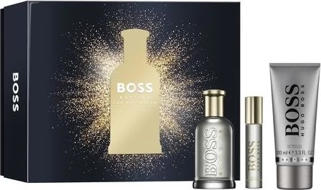 Set Eau de Parfum për meshkuj Hugo Boss Boss Bottled 100ml + 10ml + xhel dushi 100ml