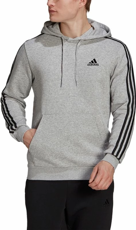 Duks me kapuç adidas për meshkuj, gri