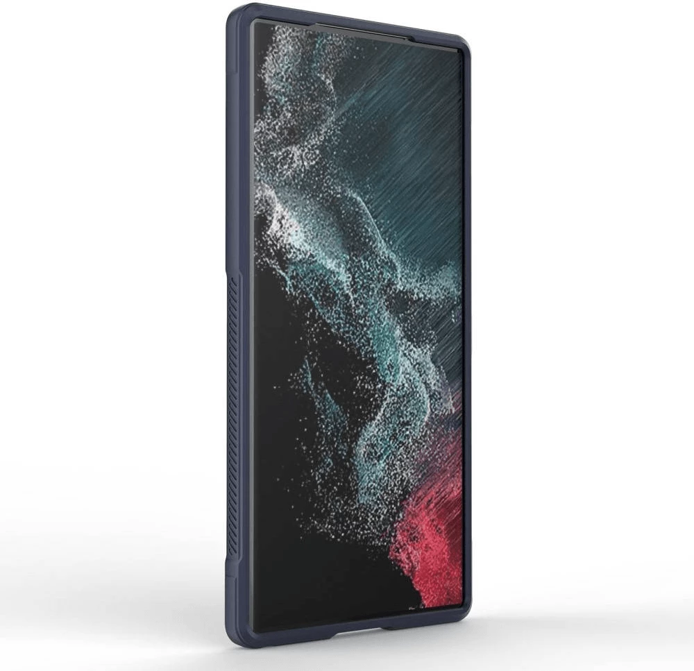 Mbështjellës silikoni ONASI Wave për Samsung Galaxy S23 Ultra 5G, blu