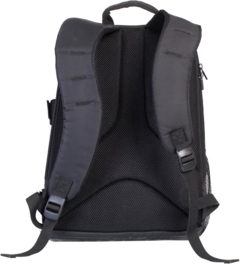 çantë shpine për kamera RIVACASE SLR 7490 PS, për DSLR + 3-4 lente, ndarje laptopi 15.6\", e zezë