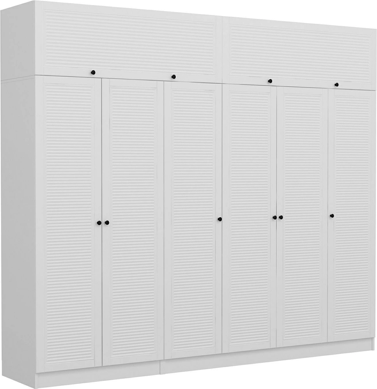 Dollap Skye Decor, i bardhë, 270x190x52cm