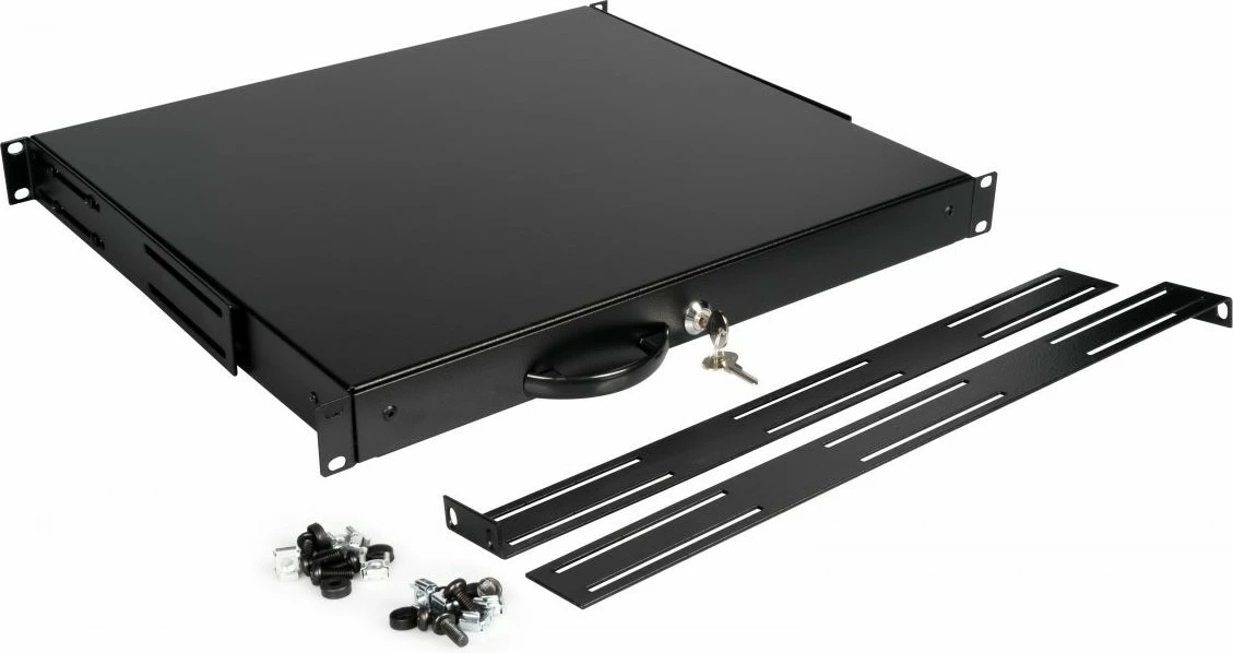 Sirtar rack EQUIP 19 inch 1U, i zi, për kasë serveri