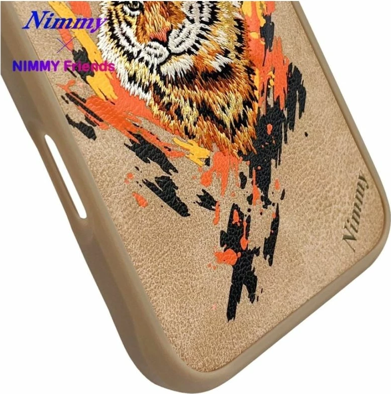 Kapak MagSafe Nimmy Tiger për iPhone 16, kafe