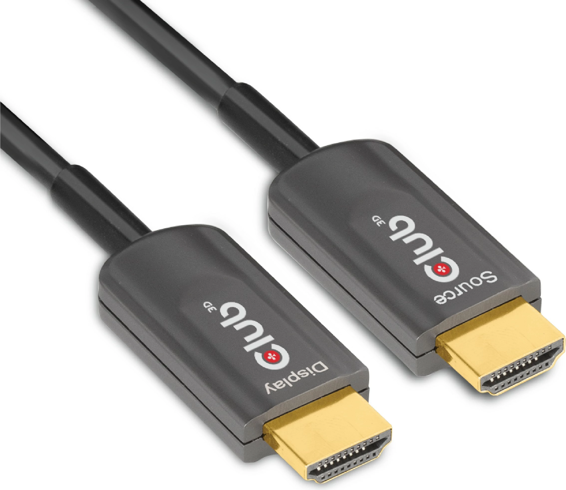 Kabllo HDMI Club3D 2.1, 20m, optik, 8K60Hz, e zezë