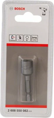 Soket imbus Bosch 2608550072 17 mm 1/4\" 50 mm me magnet, për M10, 1 copë