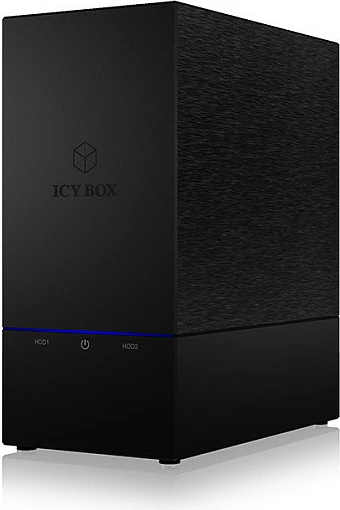 Kasë eksternale ICY BOX IB-RD3621U3, 2x3.5", USB 3.0, RAID, e zezë