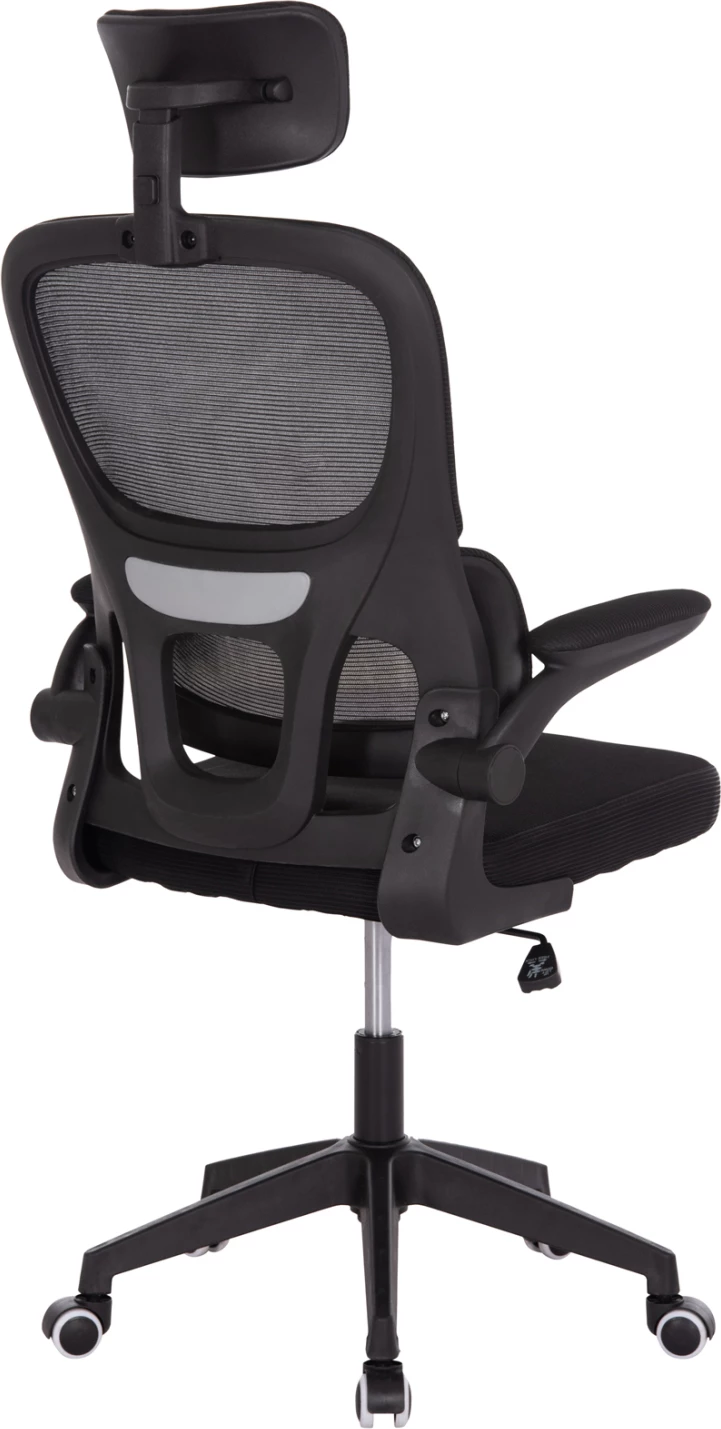 Karrige zyre Baston, rrjetë e zezë, FH18236.01, 64x60x117-127cm