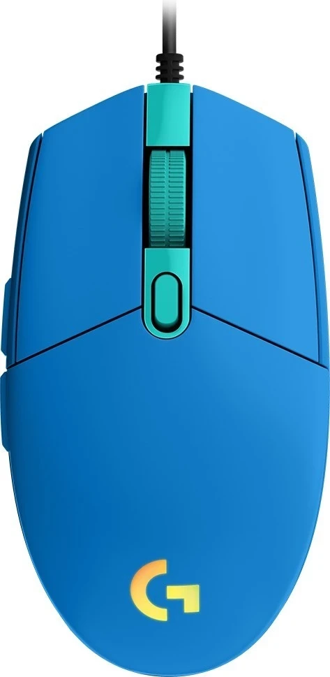 Maus Logitech G102 Lightsync, i kaltër
