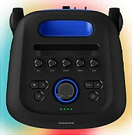Altoparlant party Philips TAX5000E/10, 100W RMS, Bluetooth 5.4, RGB LED, IPX4, i zi