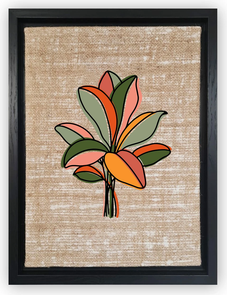 Pikturë dekorative në kanavacë, shumëngjyrëshe, Wallity LSJ119377806773 - 6696, 66x96cm
