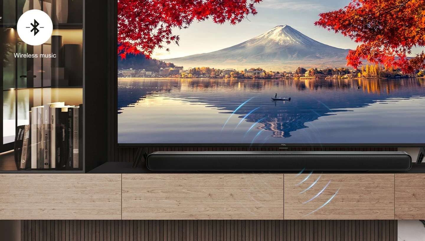 Soundbar TCL S S45H, 2.0 kanale, Dolby Atmos, DTS Virtual:X, Bluetooth, Titanium