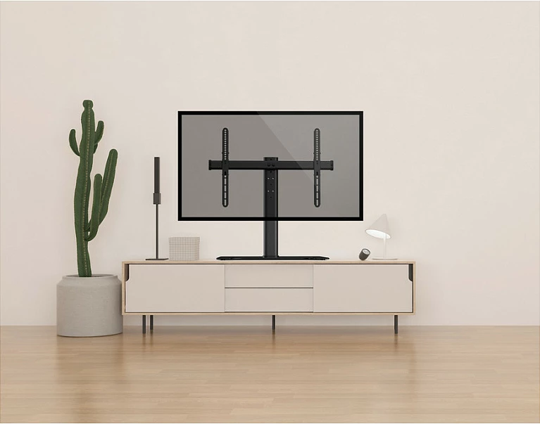 Mbajtëse tavoline TV/monitor EQUIP 32"-55", VESA 600x400, 40 kg, e zezë