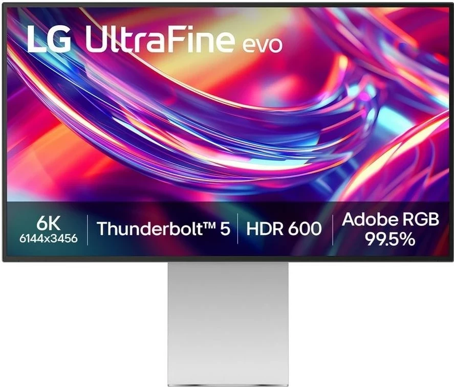 Monitor LG UltraFine 32U990A-S, 31 inç, 6K, IPS Black, Thunderbolt 5, HDMI 2.1, Bardhë