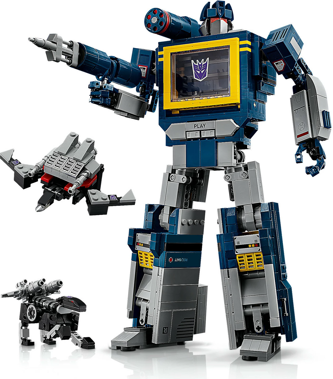 Set ndërtimi LEGO Icons Transformers Soundwave 10358, 1505 pjesë, 18+, multikolor