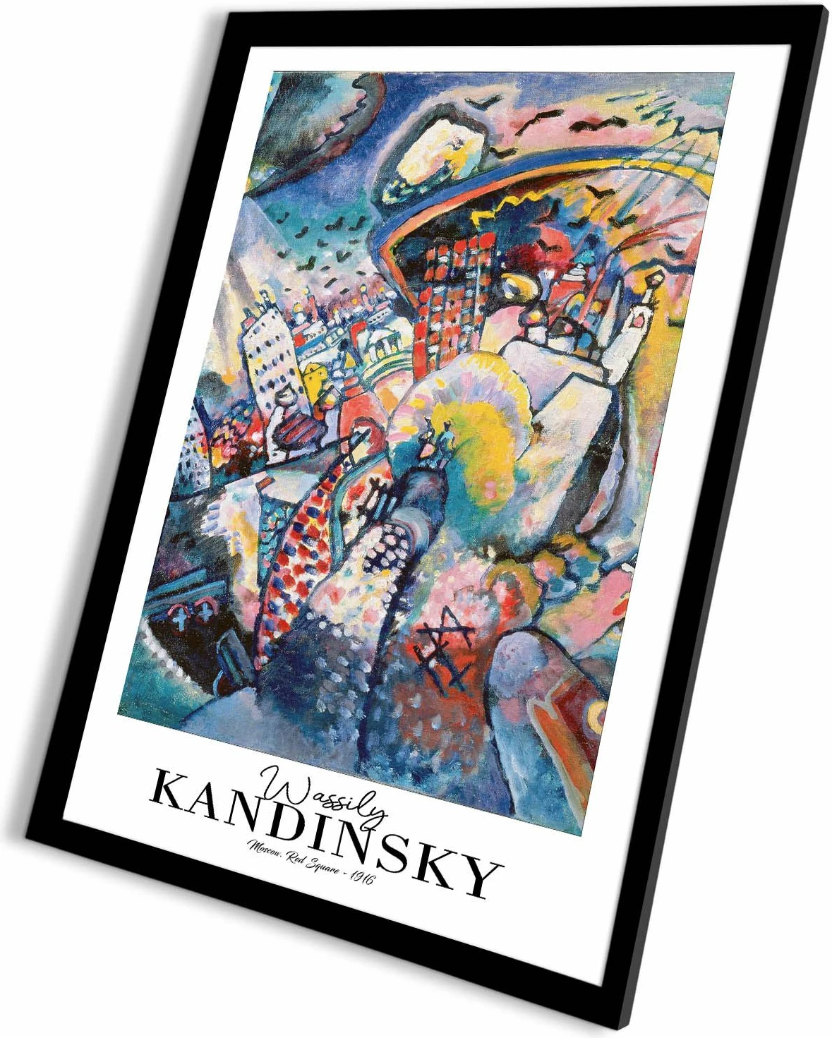 Pikturë dekorative me kornizë, Wallity, 4262SYHKANDINSKY-013