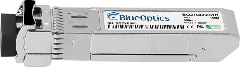 Modul transceiver BlueOptics FG-TRAN-SFP28-SR, SFP28 25Gb, LC-Duplex, 100m, 850nm, alumin